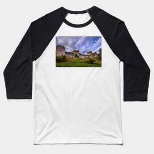 Chepstow Castle Walls Baseball T-Shirt